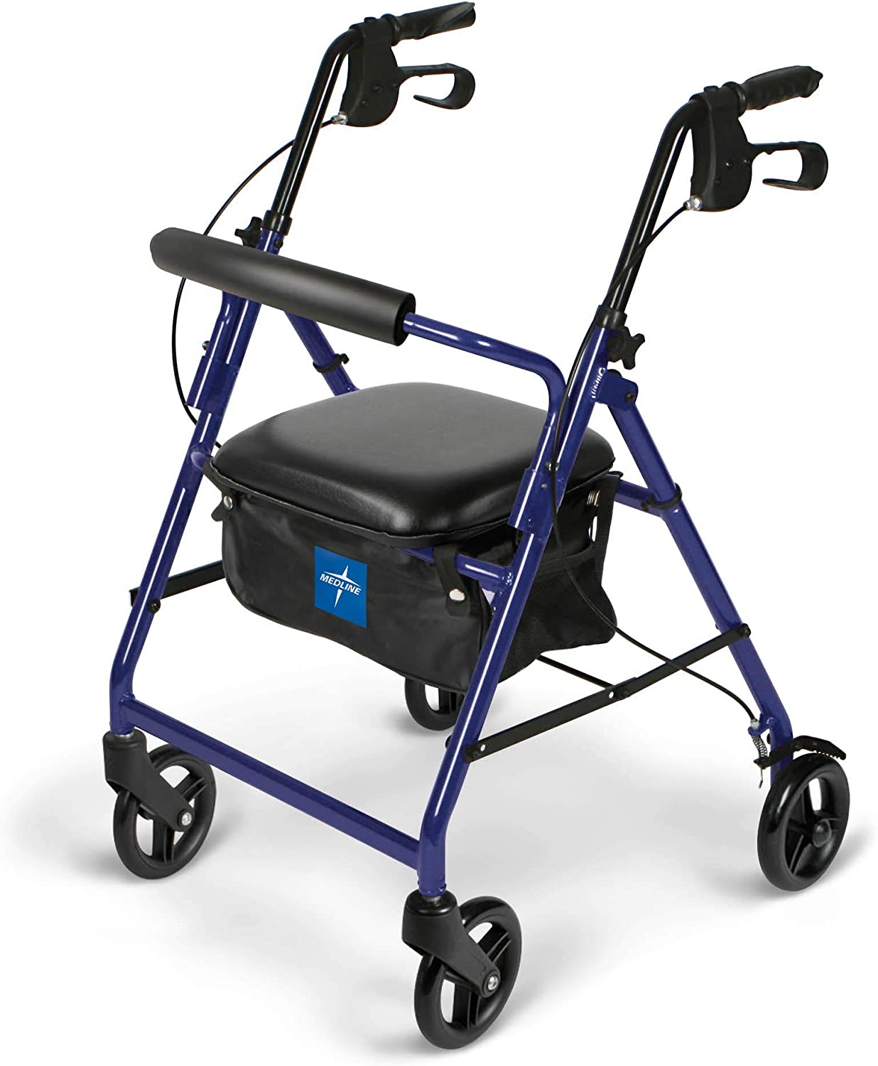Durable Medical Equipment Rollator with 6" wheels (weight capacity up to 250lbs)